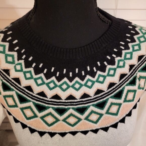 Merona sweater size XS crew neck cream color - Picture 2 of 6